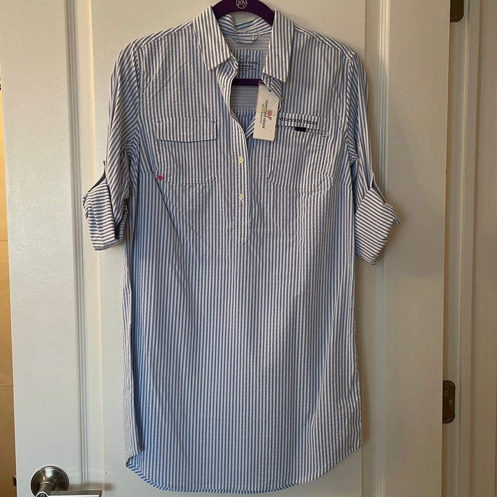 Vineyard Vines Harbor shirt cover up
